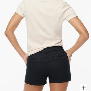 J. Crew Classic Navy Blue Chino Shorts Size 2